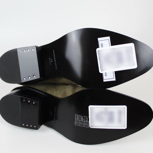 NEW RARE ALEXANDER WANG Kori Suede Bootie – Cutout Heel Ankle Boot - Picture 10 of 10